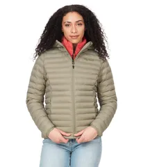 マーモット レディース アウター コート パーカー Marmot Echo Featherless Hoodie Vetiverのサムネイル