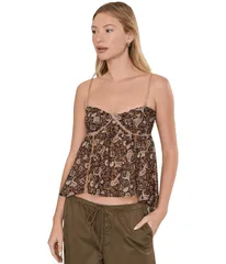 フリーピープル レディース トップス シャツ Free People Malia Tube Black Combo ブラックのサムネイル