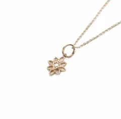 アガット agete フラワーモチーフ ネックレス ペンダント アクセサリー