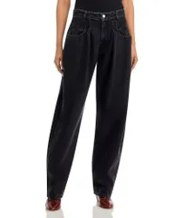 イザベルマランエトワール レディース ボトムス カジュアルパンツ Isabel Marant Etoile Isabel Marant Oriane Pants Faded Black ブラックのサムネイル