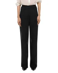 ヘルムート ラング レディース ボトムス カジュアルパンツ プリーツ ウール Helmut Lang Wool Blendouble Pleated Pants Black ブラックのサムネイル