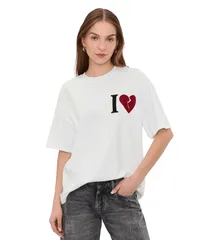 オールセインツ レディース トップス シャツ AllSaints Lover Etta Tee Optic White ホワイトのサムネイル