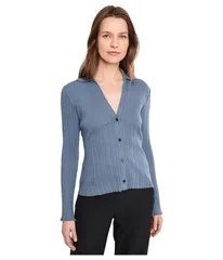 ヴィンス レディース アウター ニット・セーター ポロシャツ Vince Variegated Rib Polo Azulのサムネイル