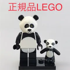 正規品 中古 LEGO レゴ レゴ・ムービー　ミニフィギュアシリーズ  ミニフィグ　15　パンダ・ガイ N0-506 ※パンダの着ぐるみを着たおとこ　パンダ・スーツ・ガイ　ぬいぐるみ　プレート　71004 361のサムネイル