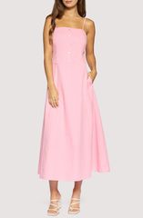 ロストアンドワンダー レディース トップス ワンピース マキシ Lost Wander Amalfi Charmaxi Dress PINK ピンク