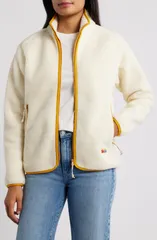 フェールラーベン レディース アウター コート フリース ジャケット Fjllrven Vardag Pile Fleece Zip Jacket CHALK WHITE ホワイトのサムネイル