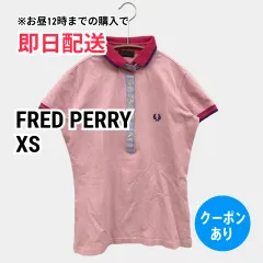 FRED PERRY フレッドペリー ポロシャツ XS ピンク レディースのサムネイル