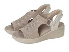 スケッチャーズ レディース シューズ ヒール SKECHERS Martha Stewarts PierLite Park Pathands Free SlipIns Taupe トープのサムネイル