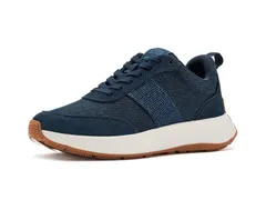 フィットフロップ レディース シューズ スニーカー スエード デニム FitFlop Fmode Flow Crystal DenimSuede Sneakers Dark Denim デニムのサムネイル