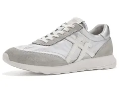フィットフロップ レディース シューズ スニーカー トール スエード FitFlop RetroQ FF MetallicFabricSuede Sneaker silverUrban White ホのサムネイル