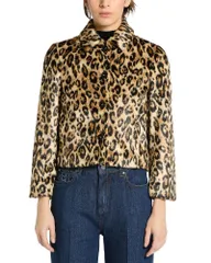 マレーラ レディース アウター ジャケット・ブルゾン Marella Mlsangel Faux Fur Jacket Camel キャメルのサムネイル