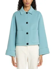 マレーラ レディース アウター ジャケット・ブルゾン ドロップショルダー Marella Mlltempio Drop Shoulder Short Jacket Water Green グリーンのサムネイル