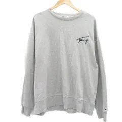 トミー TOMMY トレーナー スウェット L グレー ロゴ刺繍 /SM62 ■GY70のサムネイル