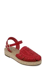 ミアリミテッドエディション レディース シューズ サンダル アンクル MIA Limitedition Eshani Ankle Strap Espadrille Sandal Women RED Bのサムネイル