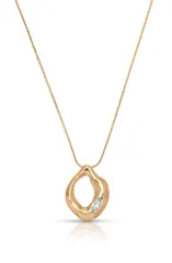 エティカ レディース アクセサリー ネックレス・チョーカー レース Ettika Molten Crystal Pendant Necklace GOLD ゴールドのサムネイル