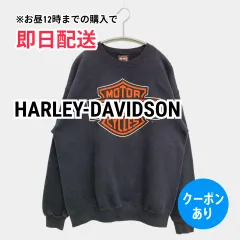 HARLEY-DAVIDSON ハーレーダビッドソン スウェット ブラック メンズ レディースのサムネイル