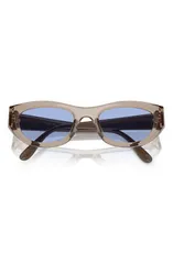 ヴォーグ レディース アクセサリー サングラス・アイウェア VOGUE 51mm Cat Eye Sunglasses BLUE ブルーのサムネイル