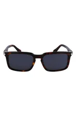 フェラガモ メンズ アクセサリー サングラス・アイウェア FERRAGAMO Gancini Evolution 56mm Rectangular Sunglasses DARK TORTOISEのサムネイル