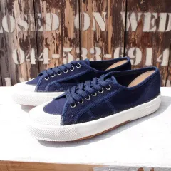 90~00s Deadstock【Marina Militare Italiana】M.M. NAVY イタリア 海軍 実物 デッドストック セーラーシューズ ミリタリースニーカー◆Size：41(26cm)のサムネイル