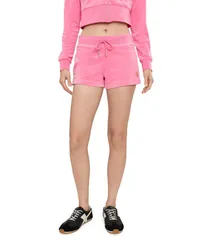 ジューシークチュール レディース ボトムス ハーフパンツ・ショーツ ショートパンツ コントラスト Juicy Couture Contrast Waist Easy Shorts Hotのサムネイル