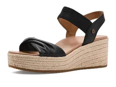 バイオニック レディース シューズ ヒール VIONIC Darla Black Leather ブラックのサムネイル