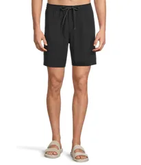 クイックシルバー メンズ ボトムス ハーフパンツ・ショーツ ショートパンツ Quik silver Taxer Amphibian 18 Hybrid Shorts Black ブラックのサムネイル
