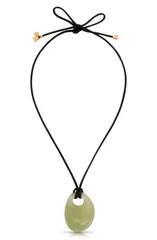 エティカ レディース アクセサリー ネックレス・チョーカー レース Ettika Resin Medallionecklace OLIVE オリーブのサムネイル