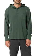 オニール メンズ アウター パーカー・スウェット ONeill Overland Hooded Thermal HUNTER GREEN グリーンのサムネイル