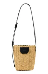 オールセインツ レディース バッグ AllSaints Alba Straw Crossbody Bag NATURALのサムネイル