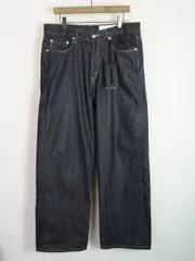 美品 26SS NEIGHBORHOOD ネイバーフッド RIGID DENIM DP WIDE PANT リジッド デニム パンツ ジーンズ 261XBNH-PTM01 サイズM 紺 4808Q♪のサムネイル