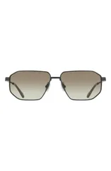 フェラガモ メンズ アクセサリー サングラス・アイウェア FERRAGAMO 59mm Aviator Sunglasses MATTE BLACK ブラックのサムネイル