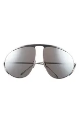 ロエベ レディース アクセサリー サングラス・アイウェア Loewe Signature Pilot SunglassesHINY PALLADIUM SMOKE MIRROR スモークのサムネイル