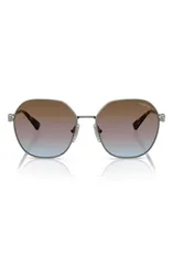 ヴォーグ レディース アクセサリー サングラス・アイウェア VOGUE 55mm Gradient Irregular Sunglasses GUNMETAL ガンメタルのサムネイル