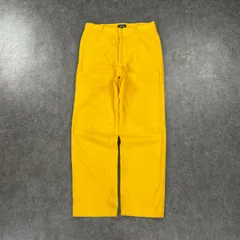 フランス製 A.P.C. Corduroy Pants アーペーセー コーデュロイパンツ ストレート ジップフライ イエロー メンズ 40のサムネイル