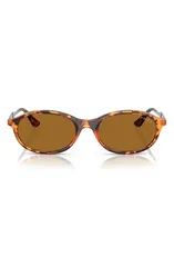 ヴォーグ レディース アクセサリー サングラス・アイウェア VOGUE 52mm Polarized Oval Sunglasses YELLOW HAVANA イエローのサムネイル