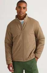 ランズエンド メンズ アウター コート ジャケット Lands End WanderFree Insulated Jacketoasted Ryeのサムネイル