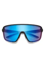 スミス レディース アクセサリー サングラス・アイウェア Smith Bobcat 135mm ChromaPop Shield Sunglasses BLACK ROSE BLUE MIRROR ブのサムネイル