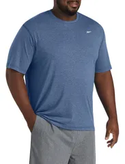 リーボック メンズ トップス シャツ トール ジャージー Reebok Performance Jersey Tech TShirt Big Tall WARPED BLUE HEATHER ヘザーのサムネイル