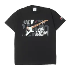 【新品】【デッドストック】Vintage Music Item ヴィンテージミュージック Tシャツ ブラック 黒 サイズ:L 90s Eric Clapton Japan Tour 1999 エリック・クラプトン Tシャツ USA製 JERZEESのサムネイル