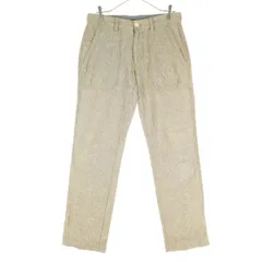 美品 Banana Republic バナナリパブリック リネン混 ストライプ柄 ロングパンツ w29 ライトブラウン メンズ 古着のサムネイル