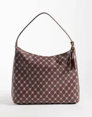マンゴ レディース バッグ Mango monogram shoulder bag Burgundy バーガンディのサムネイル