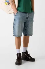 ゲス メンズ ボトムス デニムパンツ ショートパンツ GUESS Carpenter Denim Shorts GJ HYSTERIC MEDIUM WASH デニムのサムネイル
