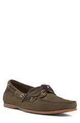 トム・フォード メンズ シューズ スニーカー TOM FORD Robin Boat Shoe Men 3EA02 OLIVE AMBER アンバーのサムネイル