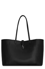 レベッカミンコフ レディース バッグ レザー Rebecca Minkoff Megan EastWest Leather Tote BLACK ブラックのサムネイル