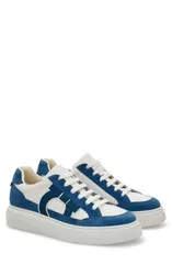 フェラガモ メンズ シューズ スニーカー FERRAGAMO Cassina Gancio Low Top Sneaker Men BIANCOTTICO FILICUDIのサムネイル