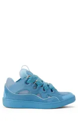 ランバン メンズ シューズ スニーカー モノクロ スエード Lanvin Curb Monochrome Suede Sneakers Men Blue ブルーのサムネイル