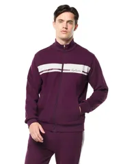 セルジオタッキーニ メンズ アウター コート ジャケット Sergio Tacchini Cursivo Track Jacket POTENT PURPLE パープルのサムネイル