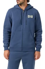 オニール メンズ アウター パーカー・スウェット ONeill Patched Classic Full Zip Hoodie NAVY ネイビーのサムネイル