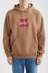 リップカール メンズ アウター パーカー・スウェット グラフィック Rip Curl Rip Script Icon Graphic Hoodie MOCHA モカのサムネイル