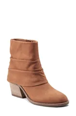 アース レディース シューズ ブーツ・レインブーツ ギャザー Earth Savvy Ruched Bootie Women BROWN ブラウンのサムネイル